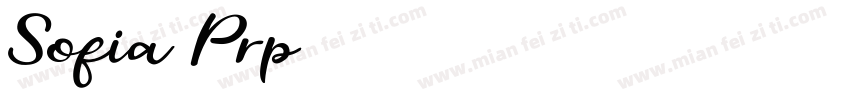 Sofia Prp字体转换